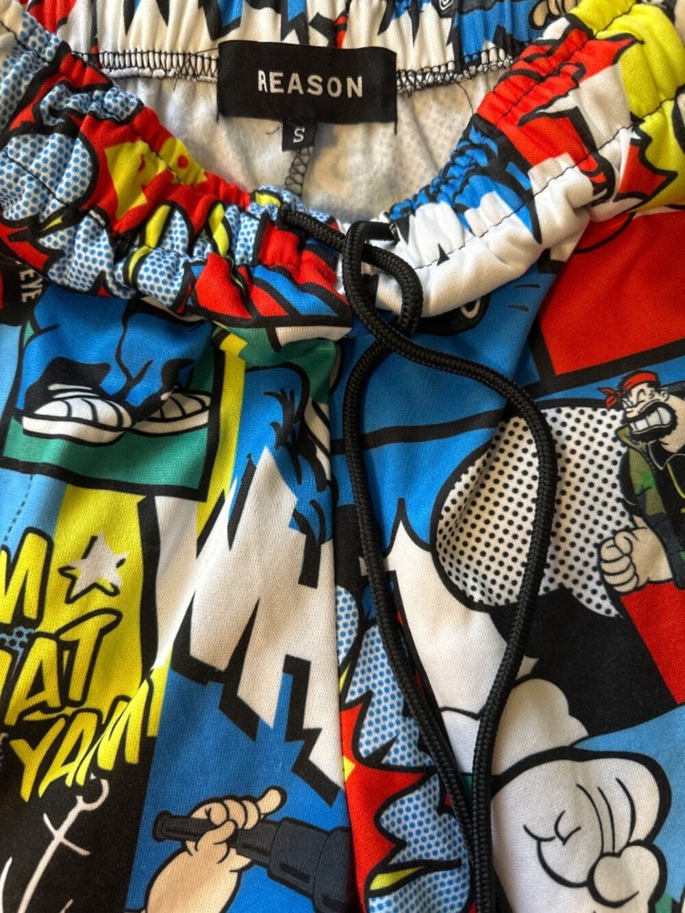 Reason Mens Popeye Graphic Shorts Comic Pop Art Design S - Picture 3 of 5